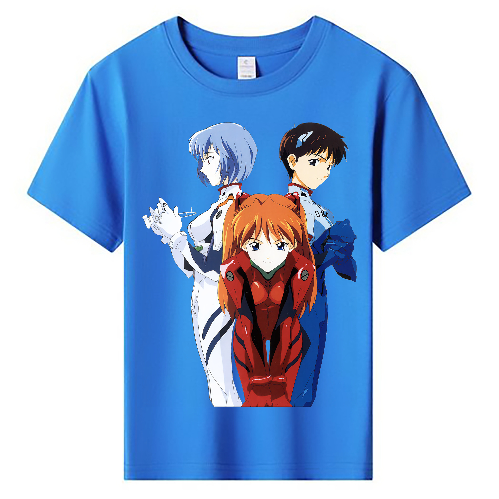 （画像用） EVA 新世紀エヴァンゲリオン 綿100％キッズTシャツ（フロントプリント）
